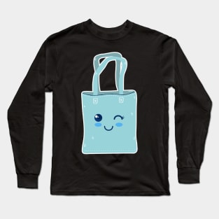 Cute smiley blue bay Long Sleeve T-Shirt